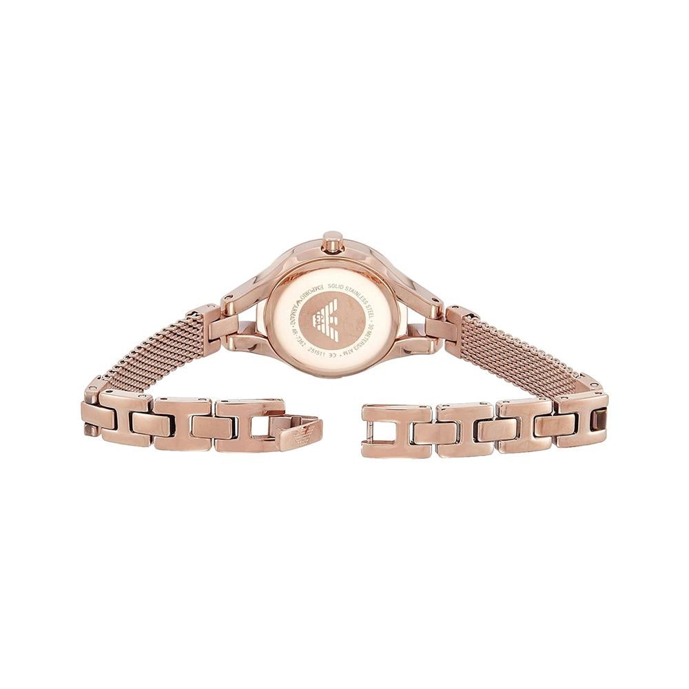 Emporio Armani Ar7362 Ladies Rose Gold Watch -korean beauty