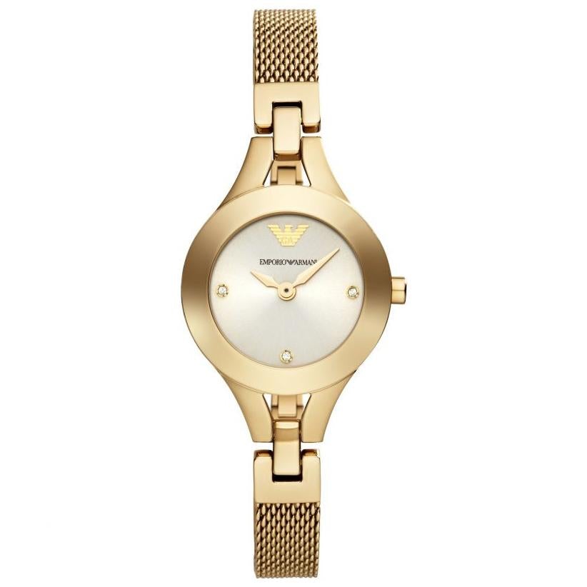 Emporio Armani Ar7363 Ladies Gold Watch -korean beauty
