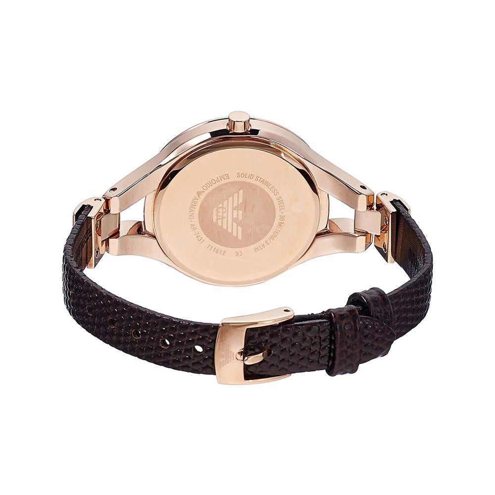 Emporio Armani Ar7431 Ladies Rose Gold Watch -korean beauty