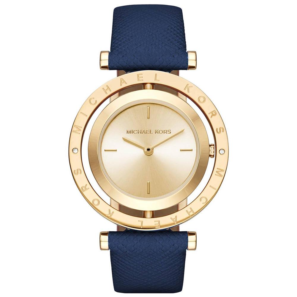Michael Kors Mk2526 Ladies Averi Navy Blue Watch -korean beauty