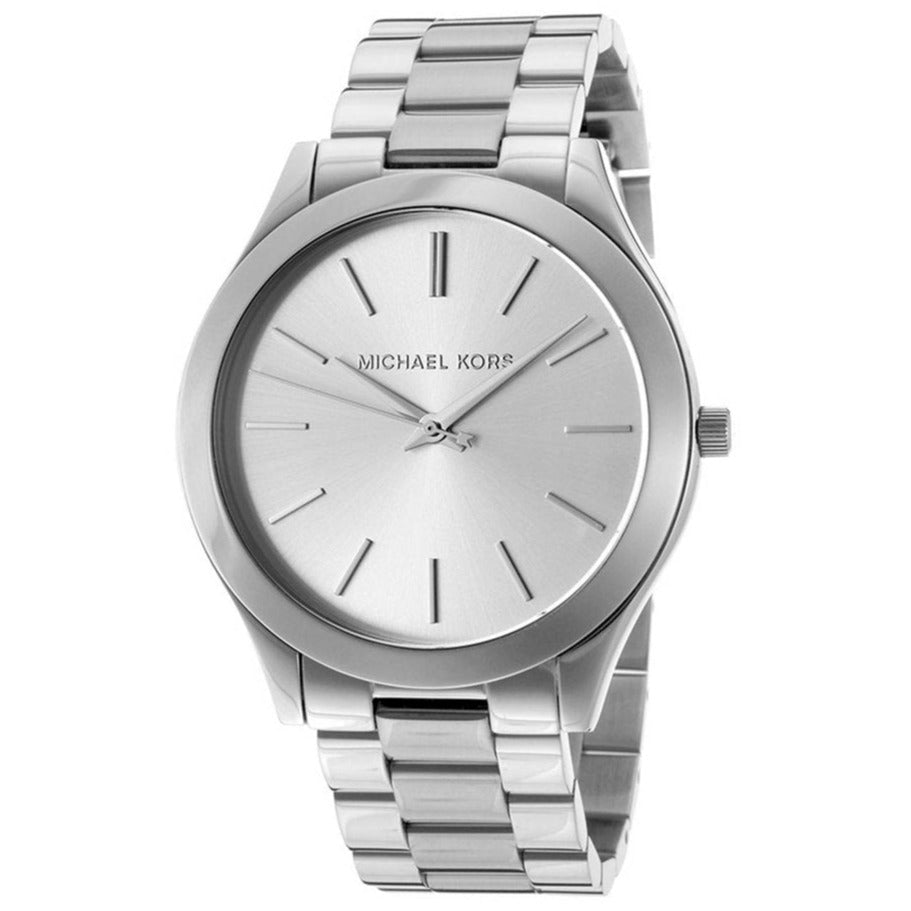Michael Kors Mk3178 Ladies Slim Runway Silver Watch -korean beauty