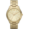 Michael Kors Mk3179 Ladies Slim Runway Gold Watch -korean beauty