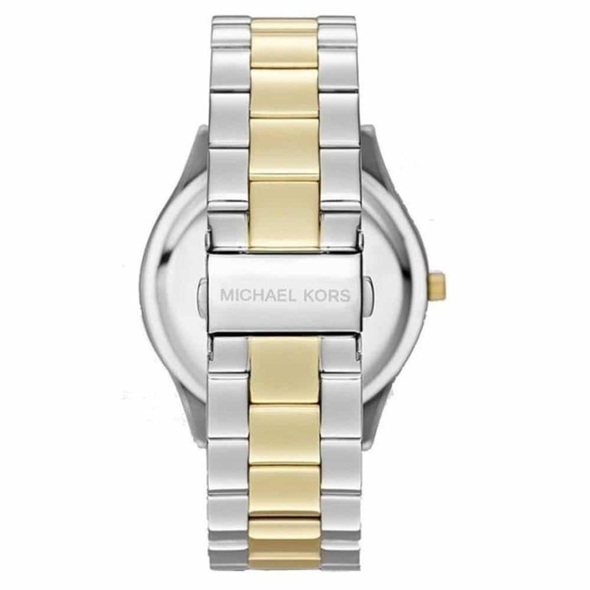Michael Kors Mk3198 Ladies Slim Runway Two Tone Watch -korean beauty