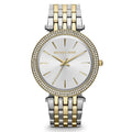 Michael Kors Mk3215 Ladies Darci Silver Two Tone Watch -korean beauty