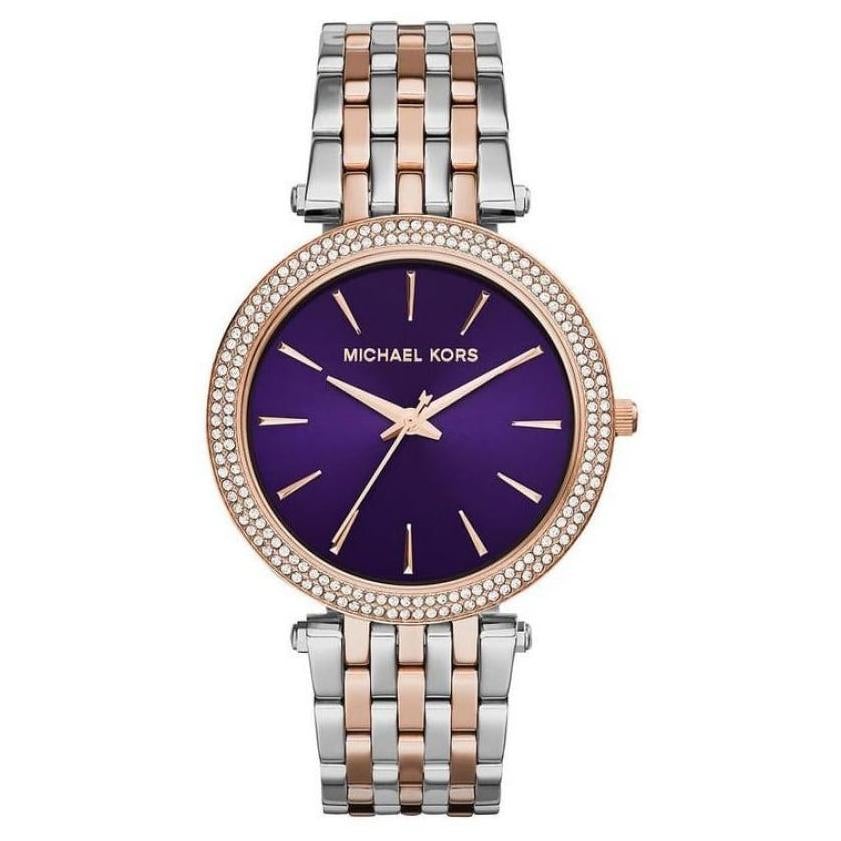 Michael Kors Mk3353 Ladies Darci Purple Watch -korean beauty