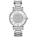 Michael Kors Mk3355 Ladies Catlin Bracelet Silver Watch -korean beauty