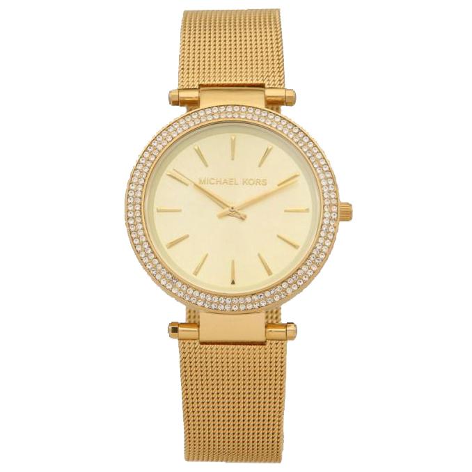Michael Kors Mk3368 Ladies Darci Gold Watch -korean beauty