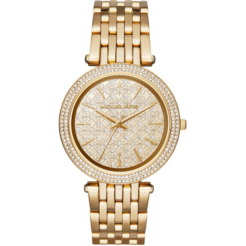Michael Kors Mk3398 Ladies Darci Yellow Gold Watch -korean beauty