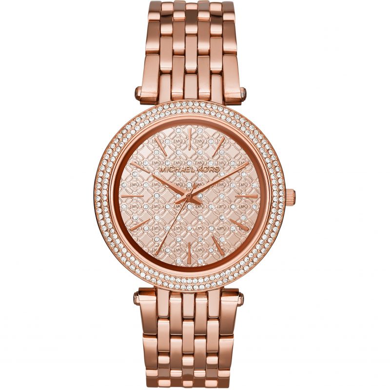 Michael Kors Mk3399 Ladies Darci Rose Gold Watch -korean beauty