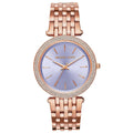 Michael Kors Mk3400 Ladies Darci Purple Two Tone Watch -korean beauty