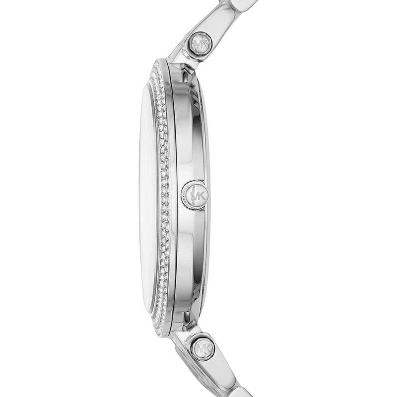 Michael Kors Mk3404 Ladies Darci Silver Motif Watch -korean beauty