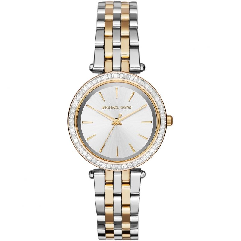 Michael Kors Mk3405 Ladies Mini Darci Two Tone Watch -korean beauty