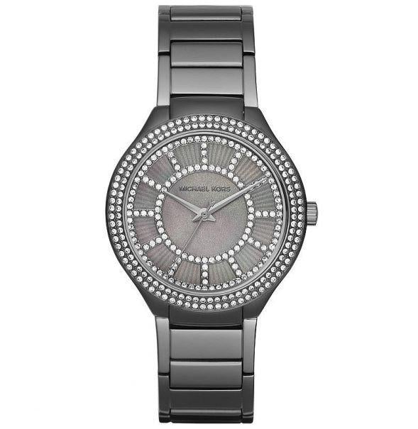 Michael Kors Mk3410 Ladies Kerry Gunmetal Watch -korean beauty