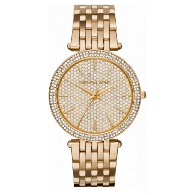 Michael Kors Mk3438 Ladies Darci Gold Watch -korean beauty