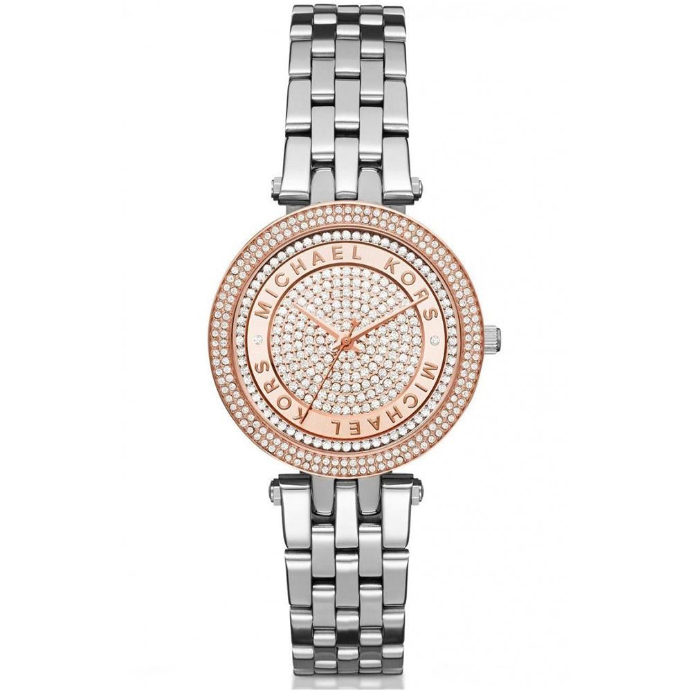 Michael Kors Mk3446 Ladies Mini Darci Rose Gold Watch -korean beauty
