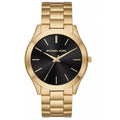 Michael Kors Mk3478 Ladies Slim Runway Gold Watch -korean beauty