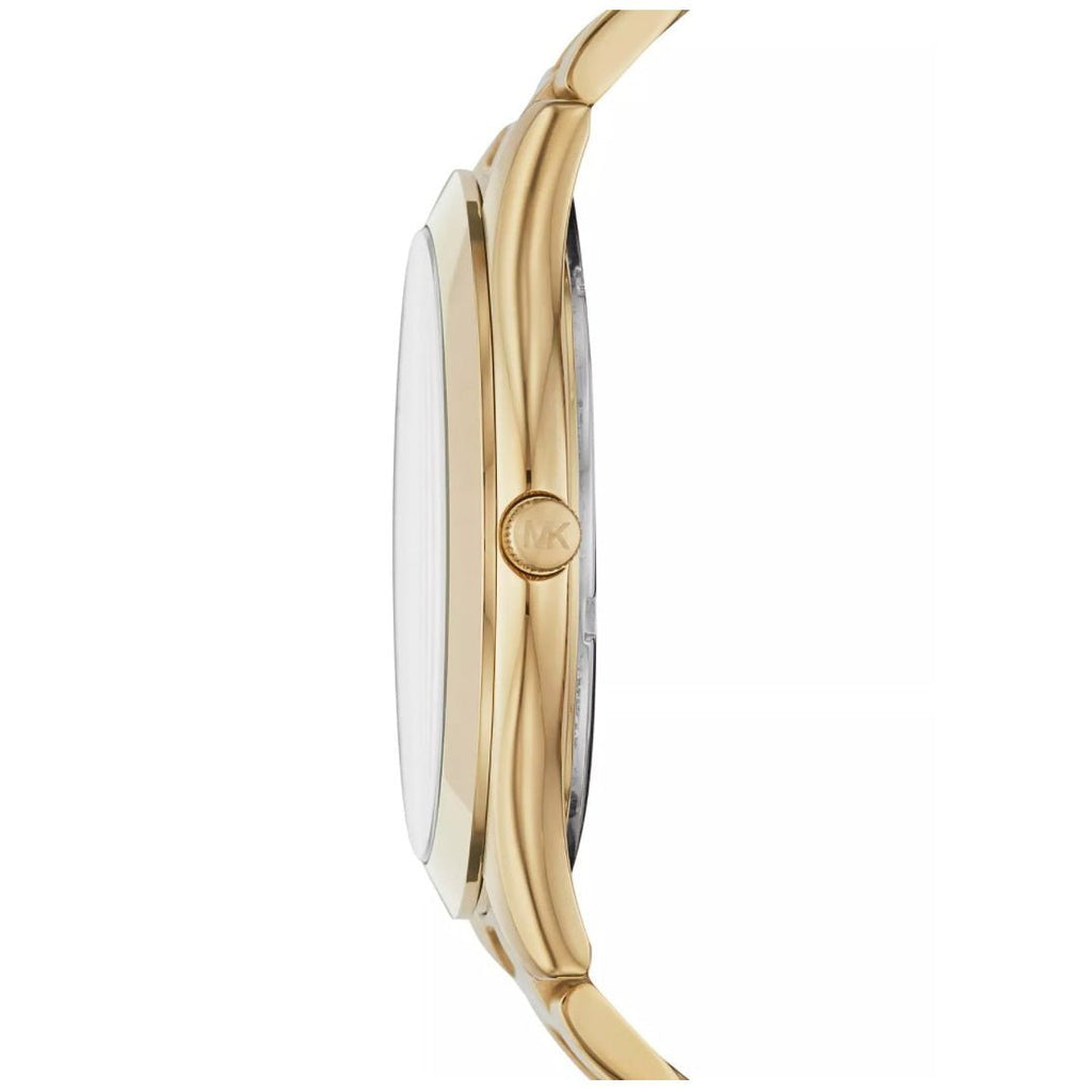 Michael Kors Mk3478 Ladies Slim Runway Gold Watch -korean beauty