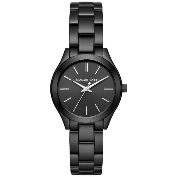 Michael Kors Mk3587 Ladies Slim Runway Black Watch -korean beauty