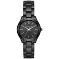 Michael Kors Mk3587 Ladies Slim Runway Black Watch -korean beauty