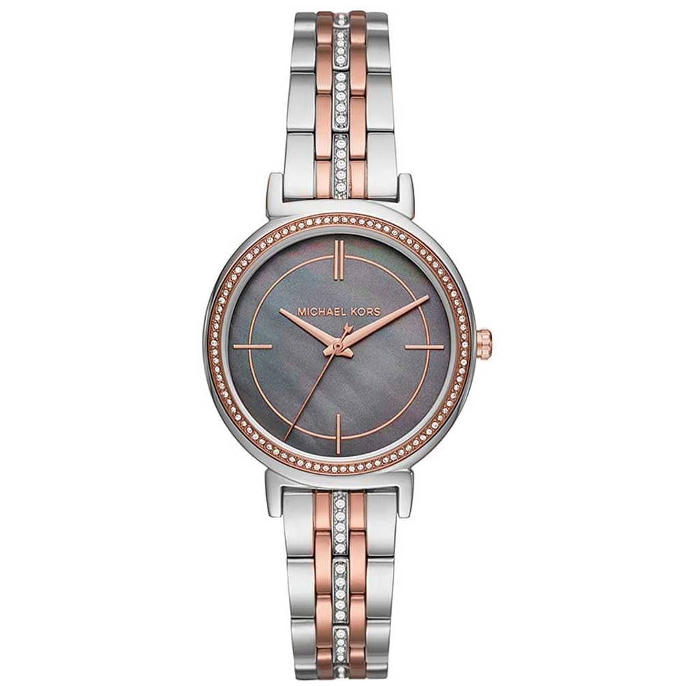 Michael Kors Mk3642 Ladies Cinthia Two Tone Watch -korean beauty