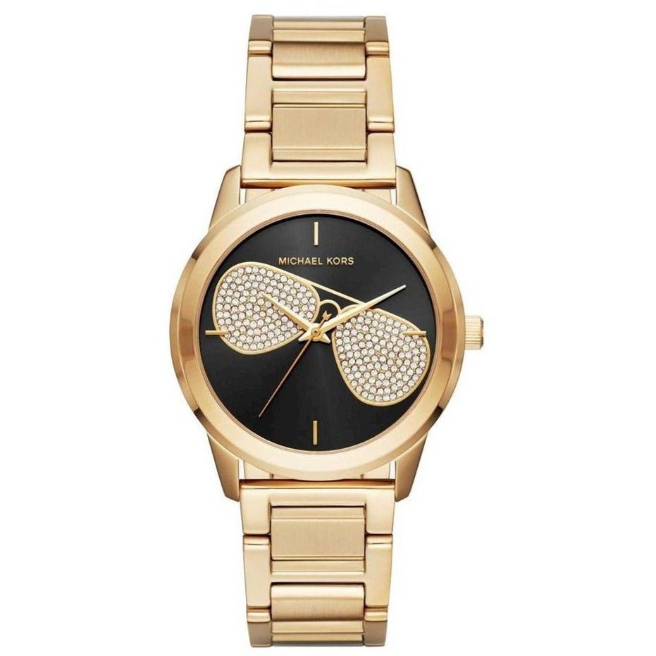 Michael Kors Mk3647 Ladies Hartman Yellow Gold Watch -korean beauty