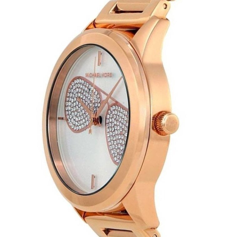 Michael Kors Mk3673 Ladies Hartman Rose Gold Watch -korean beauty
