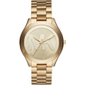 Michael Kors Mk3739 Ladies Watch Slim Runway Gold Watch -korean beauty