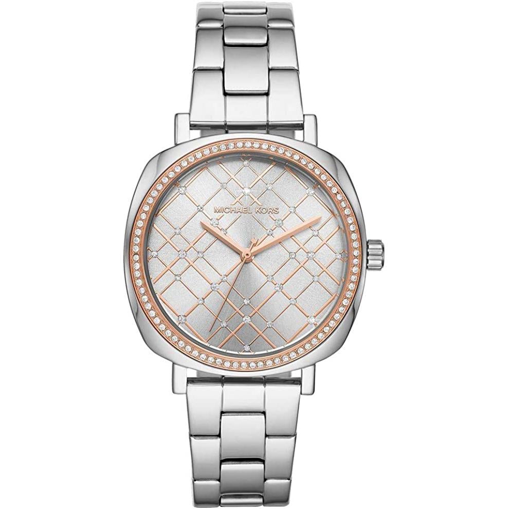Michael Kors Mk3988 Ladies Silver Nia Watch -korean beauty