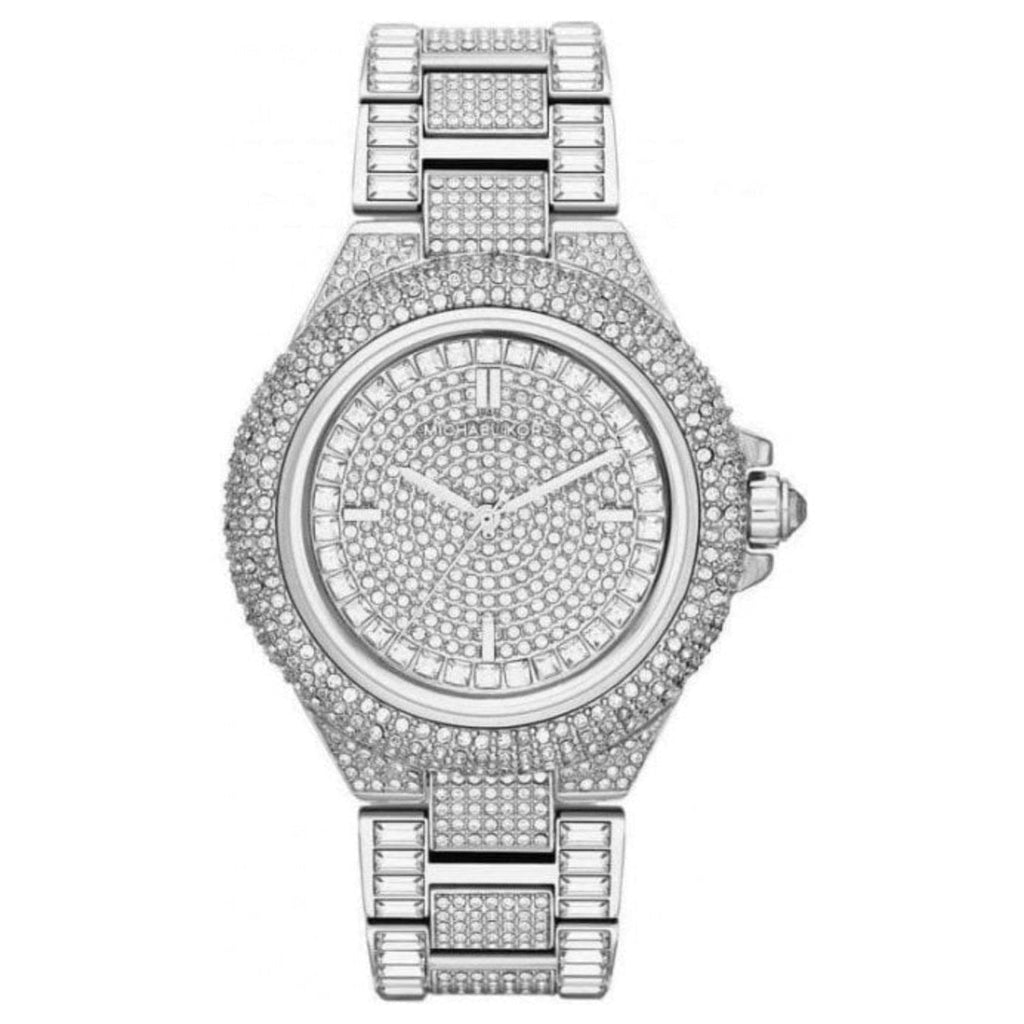 Michael Kors Mk5869 Ladies Silver Camille Glitz Watch -korean beauty