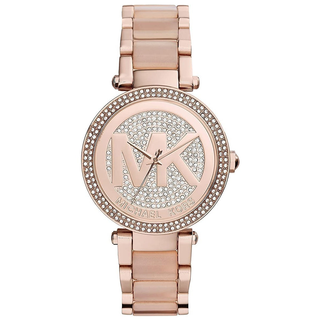 Michael Kors Mk6176 Ladies Parker Rose Gold Watch -korean beauty