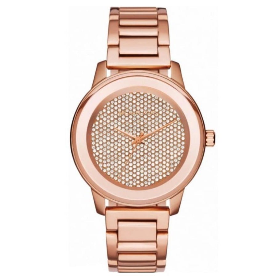 Michael Kors Mk6210 Ladies Kinley Rose Gold Watch -korean beauty