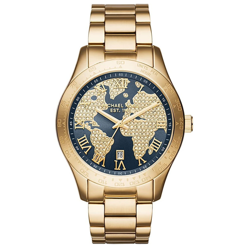 Michael Kors Mk6243 Ladies Layton Pave Dial Watch -korean beauty