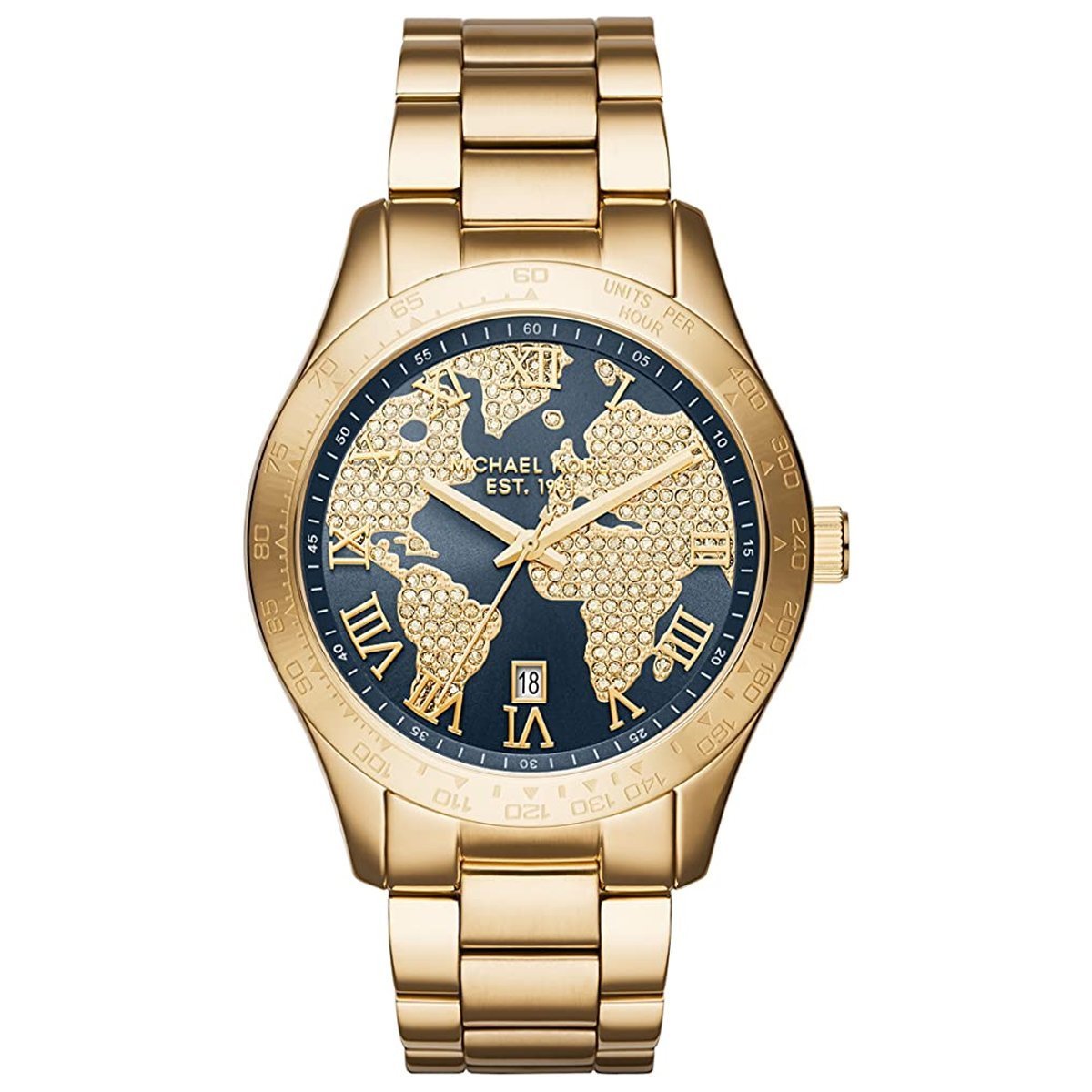 Michael Kors Mk6243 Ladies Layton Pave Dial Watch -korean beauty
