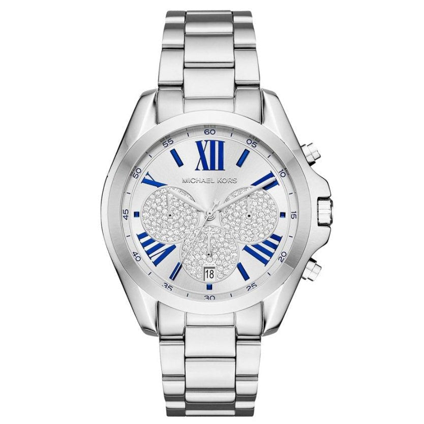 Michael Kors Mk6320 Ladies Bradshaw Gems Blue Watch -korean beauty
