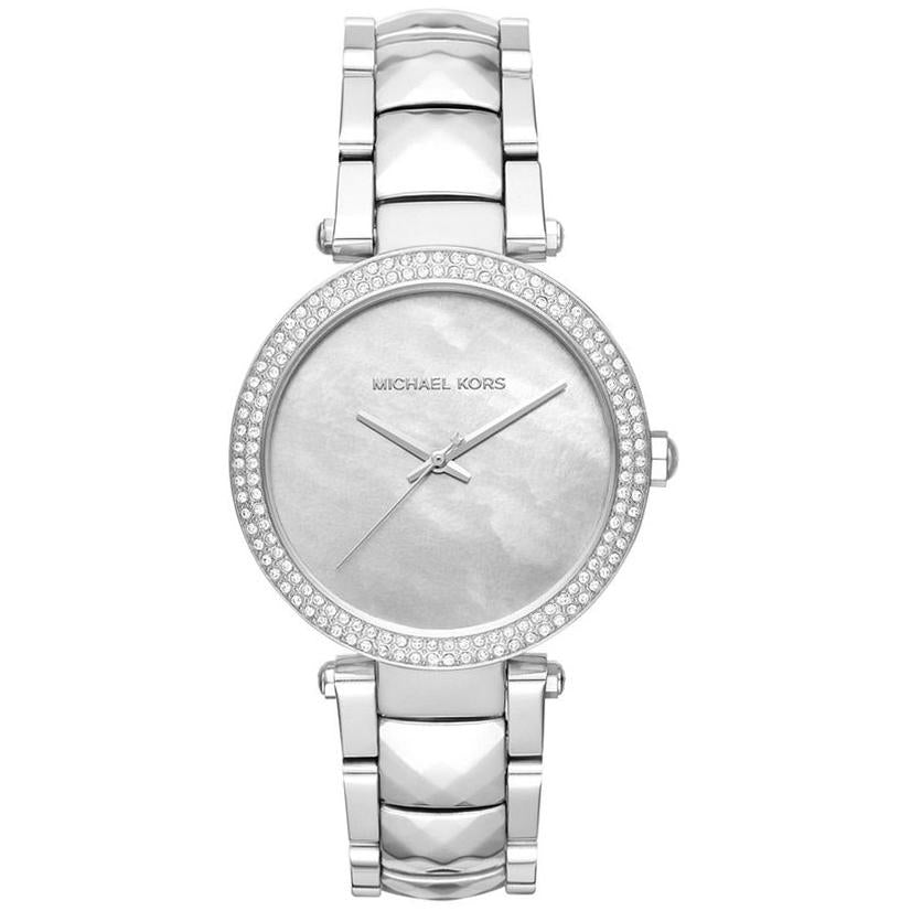 Michael Kors Mk6424 Ladies Designer Silver Watch -korean beauty