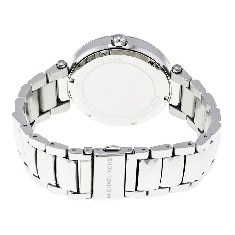 Michael Kors Mk6424 Ladies Designer Silver Watch -korean beauty