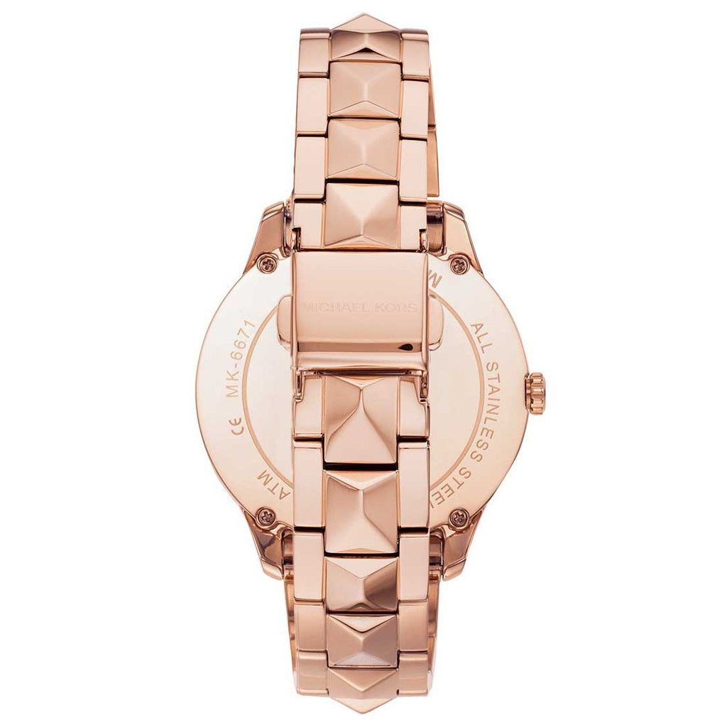 Michael Kors Mk6671 Ladies Rose Gold Runway Mercer -korean beauty