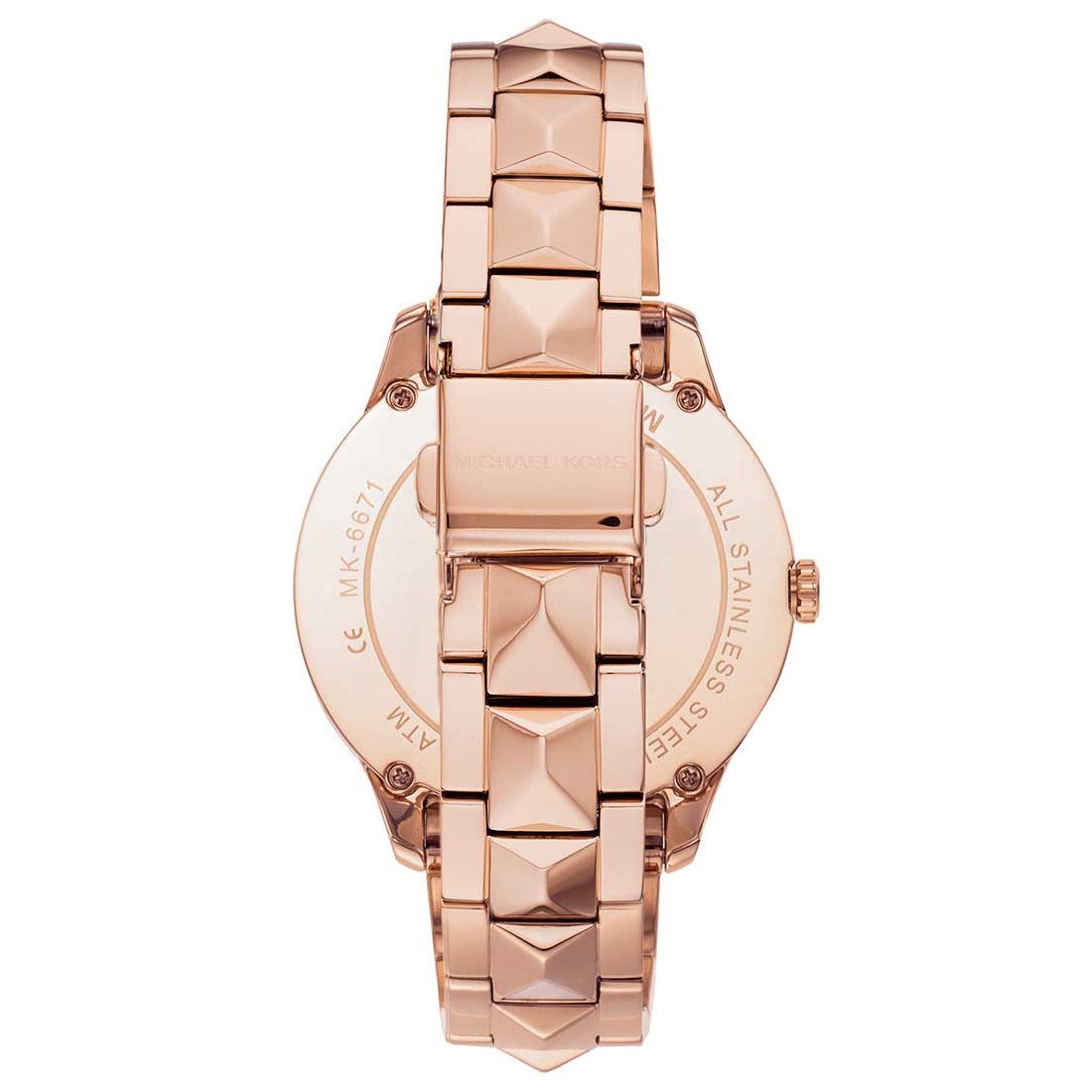 Michael Kors Mk6671 Ladies Rose Gold Runway Mercer -korean beauty
