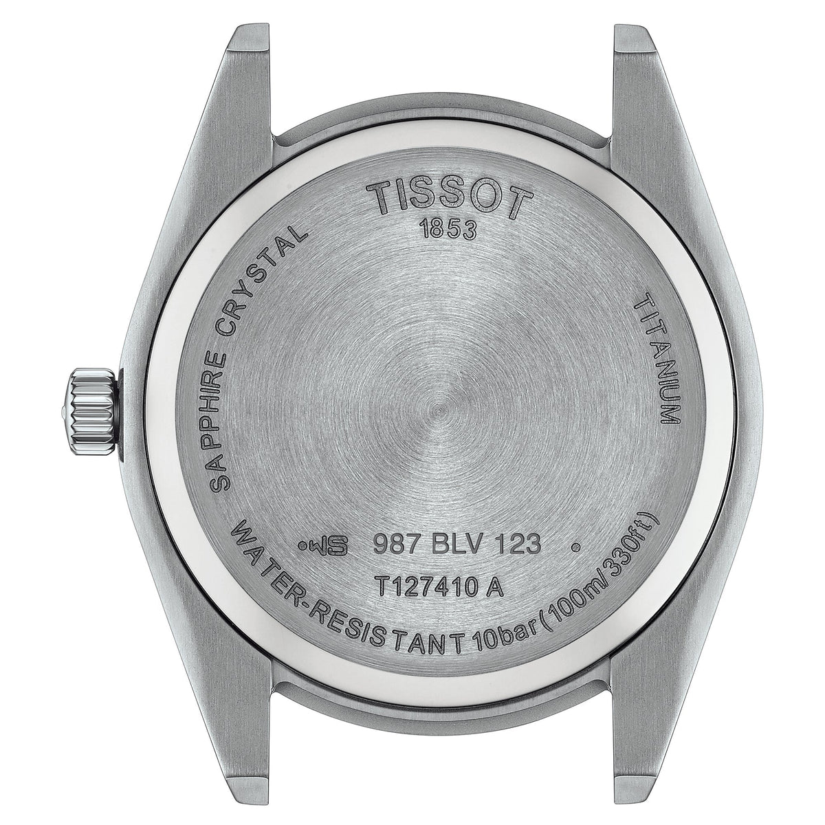Tissot Gentleman Titanium Mens Grey Watch T1274104408100 -korean beauty