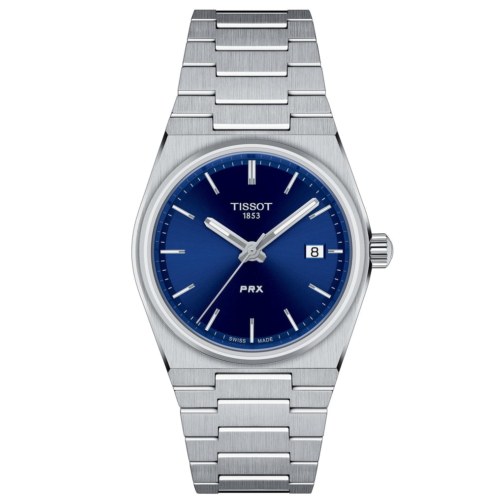 Tissot Prx 35mm Unisex Blue Watch T1372101104100 -korean beauty