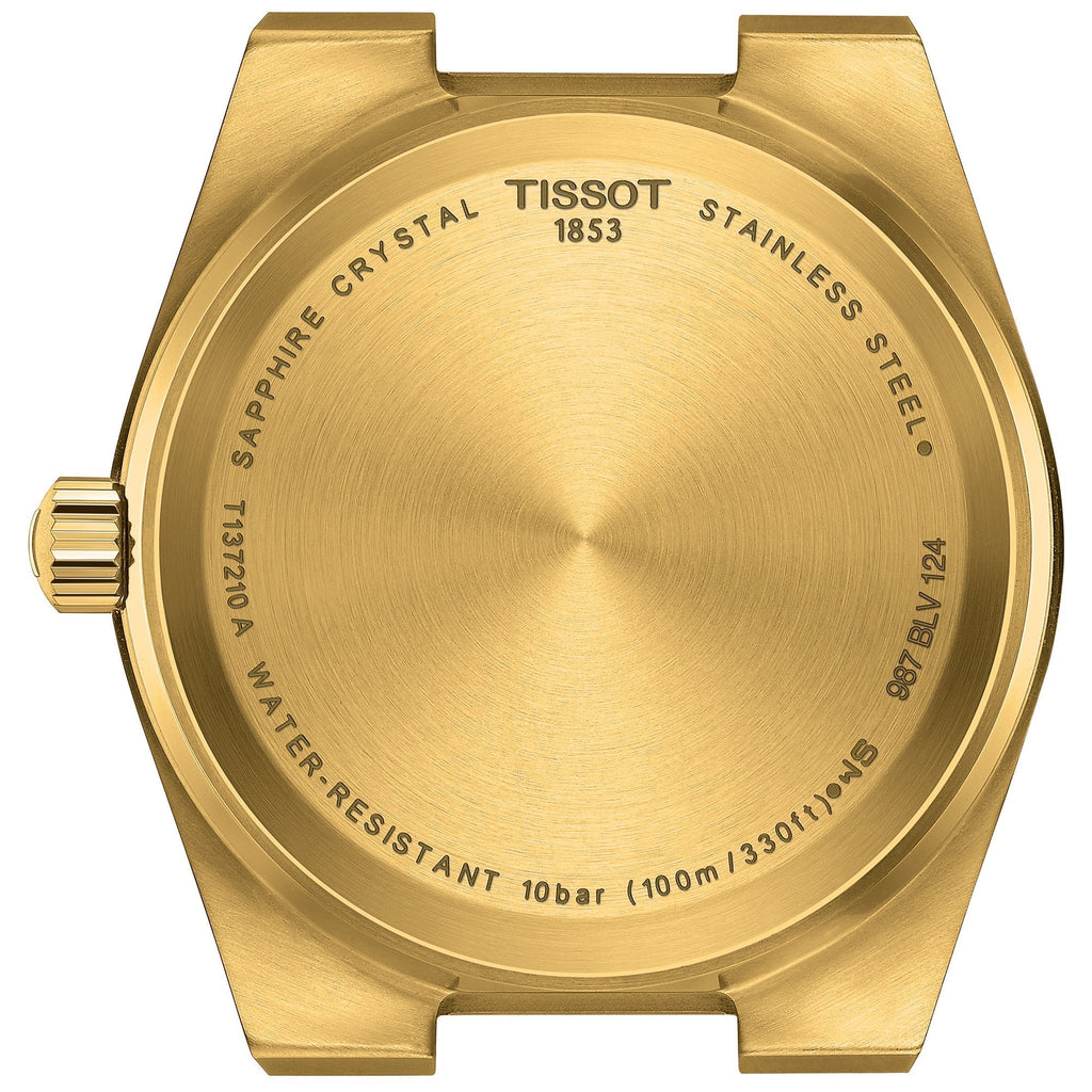 Tissot Prx 35mm Unisex Gold Watch T1372103302100 -korean beauty