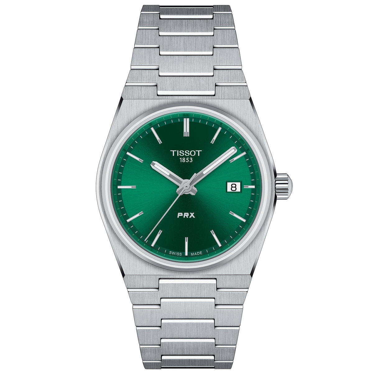Tissot Prx 35mm Unisex Green Watch T1372101108100 -korean beauty