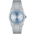 Tissot Prx 35mm Unisex Light Blue Watch T1372101135100 -korean beauty