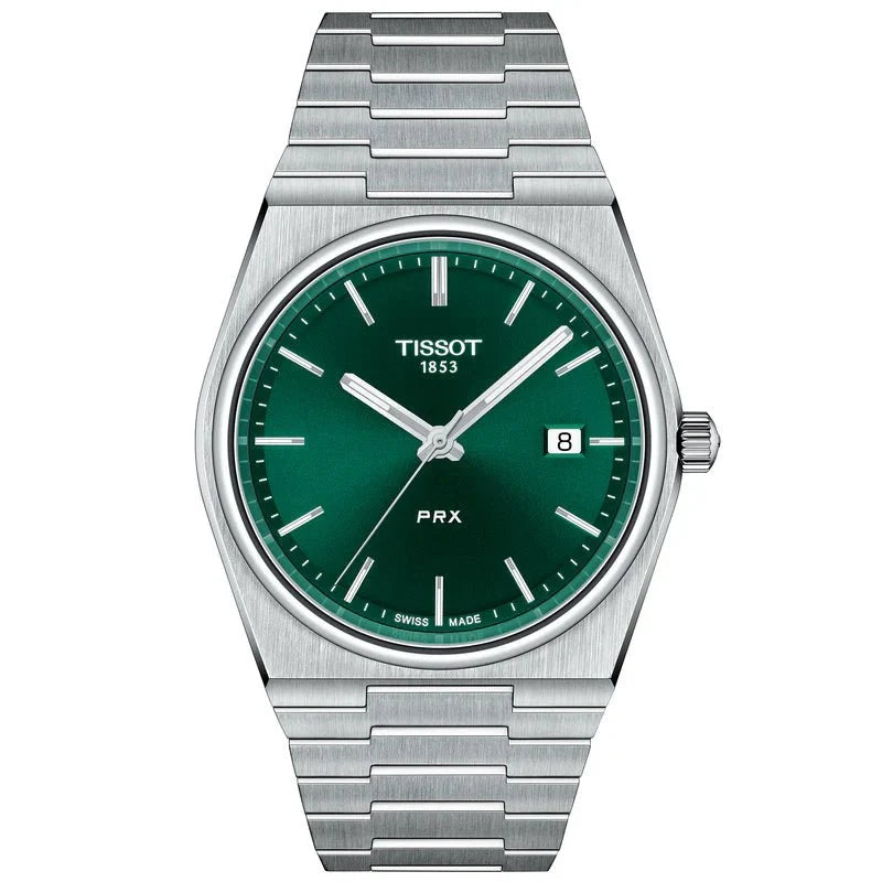 Tissot Mens Watch Prx Green T1374101109100 -korean beauty