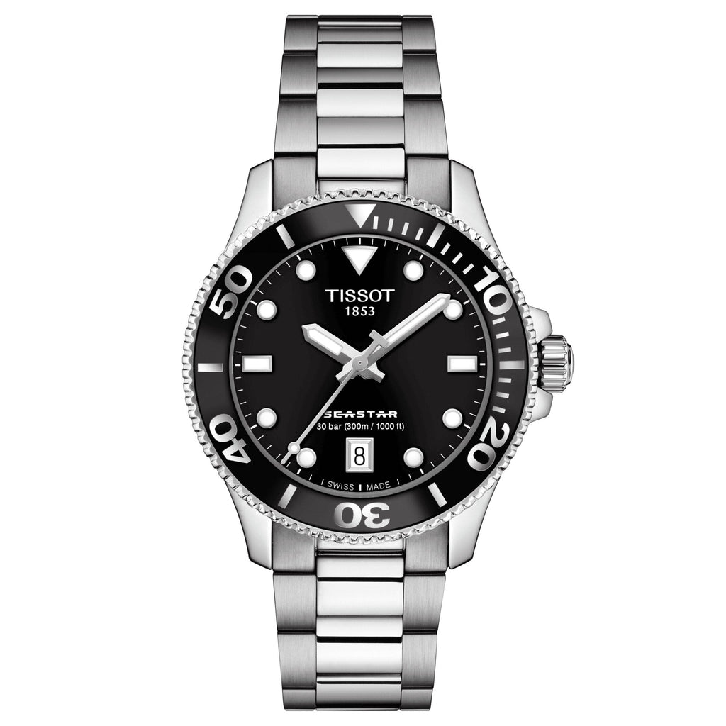 Tissot Seastar 1000 36mm Silver Watch T120 210 11 051 00 -korean beauty
