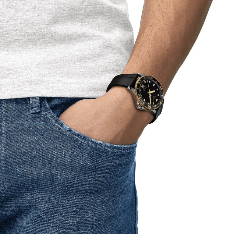 Tissot Seastar 1000 Mens Black Watch T120 410 27 051 00 -korean beauty