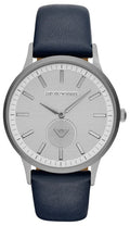 Emporio Armani Renato White Dial Blue Leather Strap Watch For Men Ar11119 -korean beauty