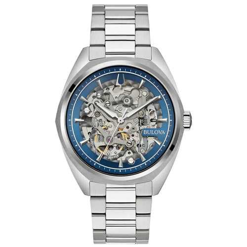 Bulova Classic Automatic Mens Blue Watch 96a292 -korean beauty