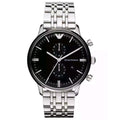 Emporio Armani Ar0389 Men S Black Chronograph Watch -korean beauty
