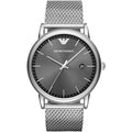 Emporio Armani Ar11069 Men S Automatic Luigi Silver Watch -korean beauty